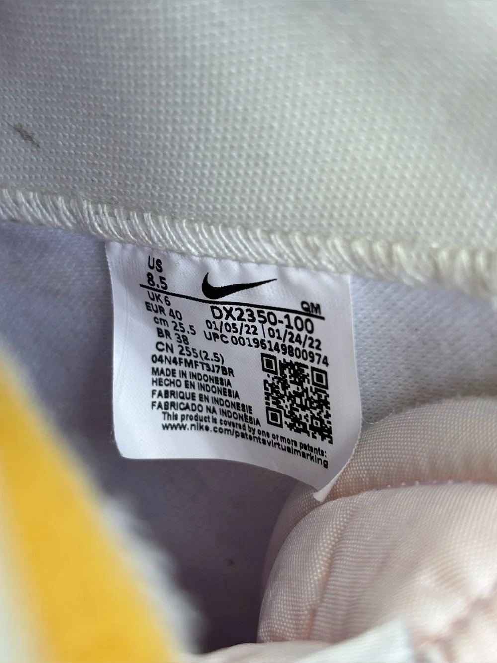 Nike Blazer Mid 77 Vintage Nike 101 White Multi Stitch Sneakers 8.5